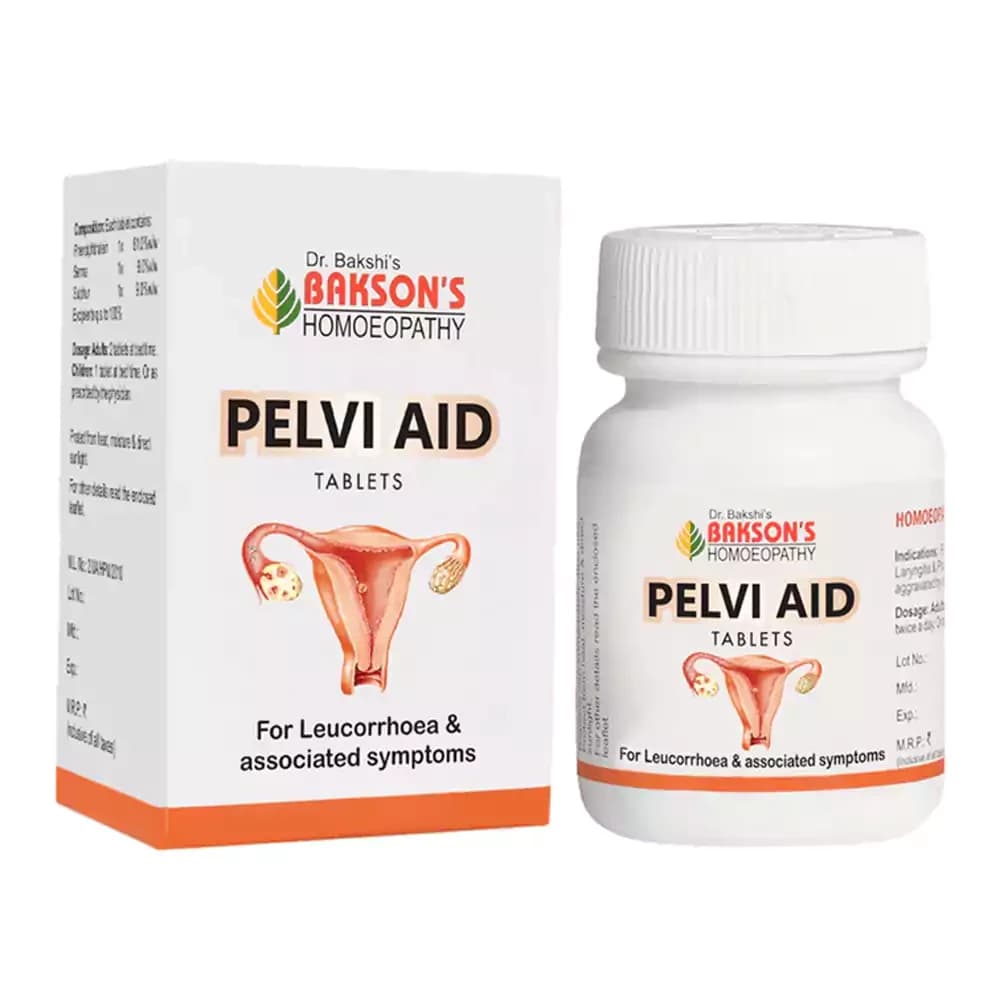 Bakson's Homeopathy Pelvi Aid Tablet 75 Tablet Main Image