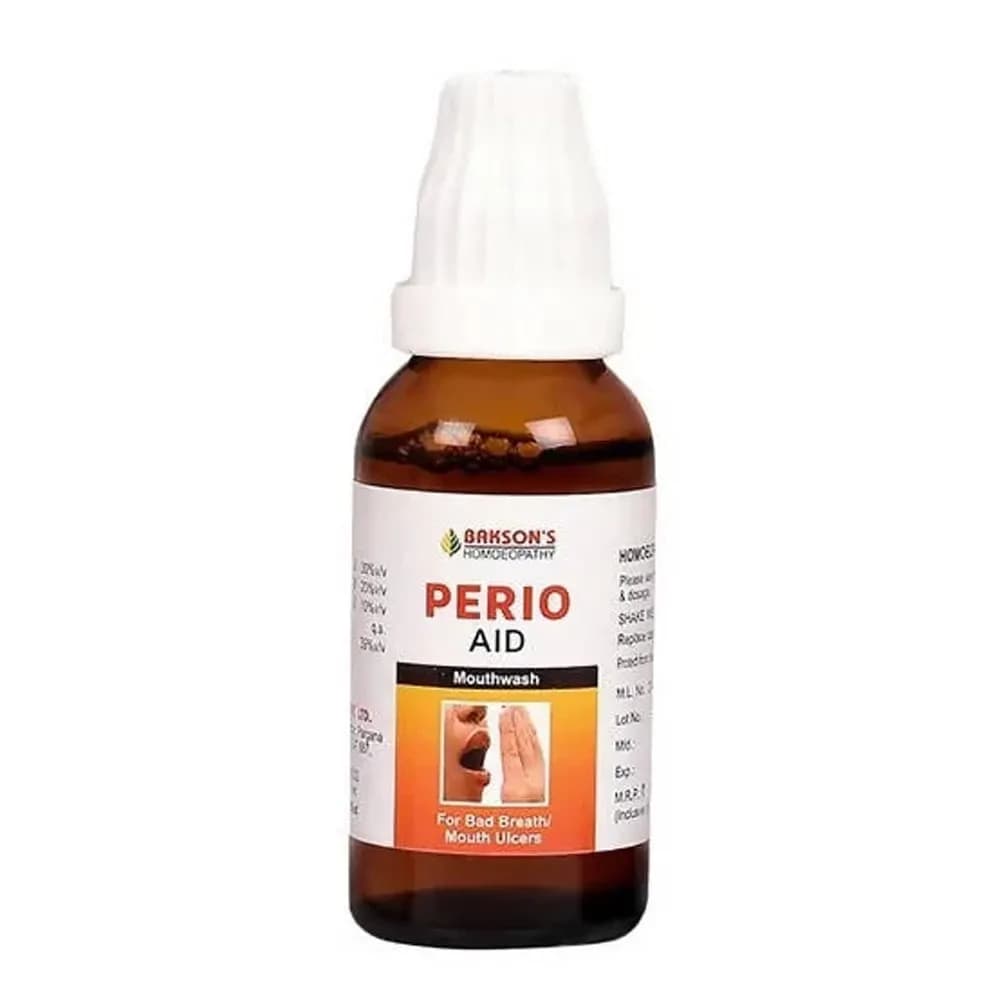 Bakson's Homeopathy Perio Aid Mouth Wash 30 ml Main Image