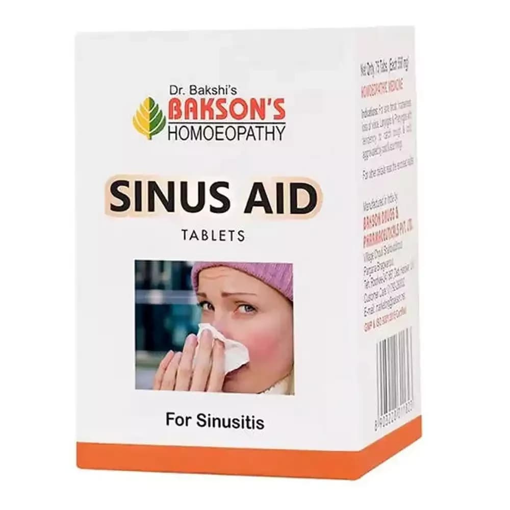 Bakson's Homeopathy Sinus Aid Tablets 75 Tablets Main Image