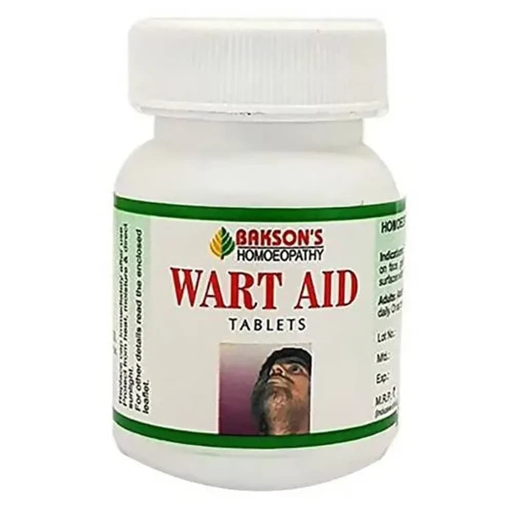 Bakson's Homeopathy Wart Aid Tablet 75 Tablet Main Image