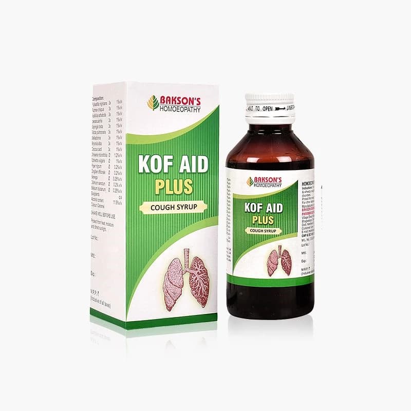 Bakson's Homeopathy Kof Aid Plus Syrup 60 ml Main Image