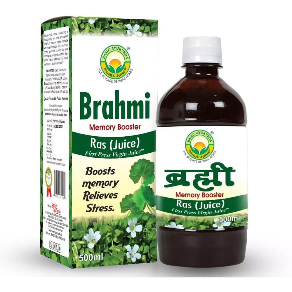 Basic Ayurveda Brahmi Juice 500 ml bottle