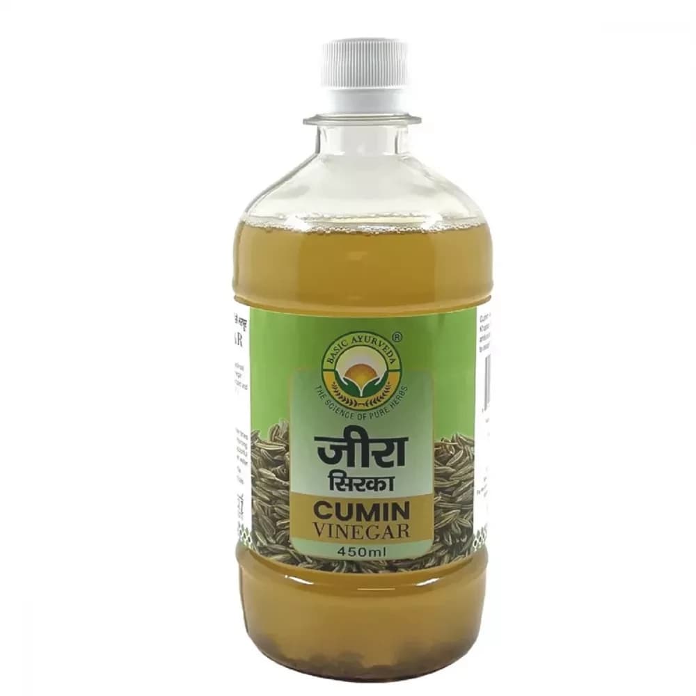 Basic Ayurveda Jeera Sirka 450 ml bottle