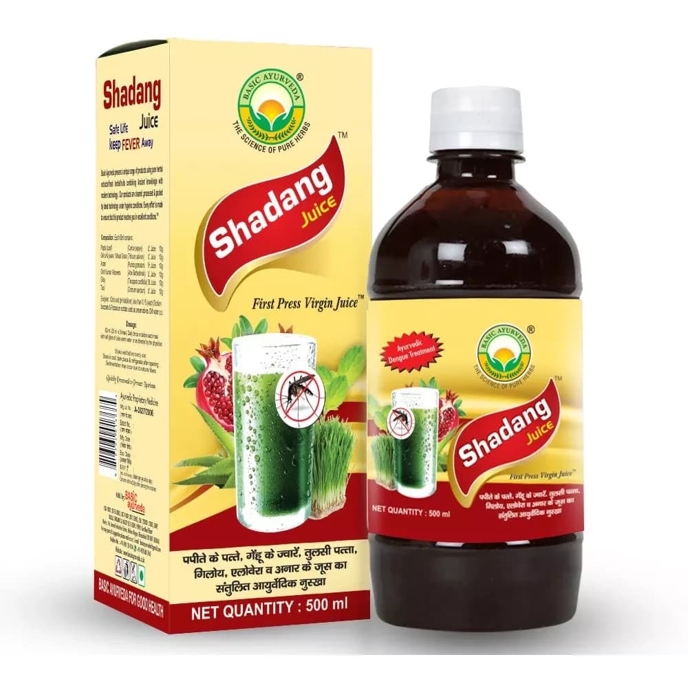 Basic Ayurveda Shadang Juice, 500 ml bottle