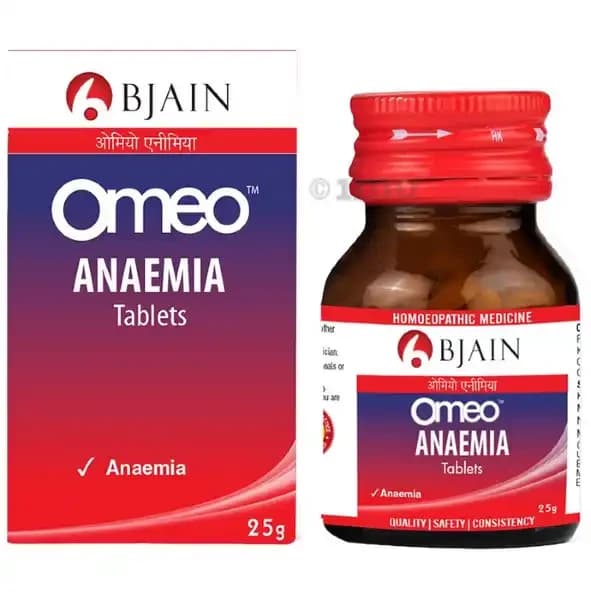 Bjain Omeo Anaemia Tablet 25 g Main Image