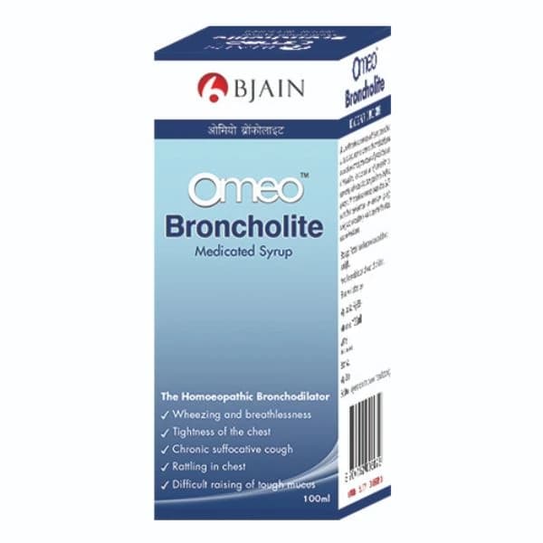 Bjain Homeopathy Omeo Broncholite Syrup 100 ml Main Image