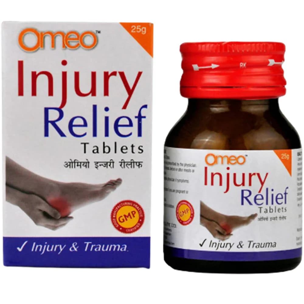 Bjain Homeopathy Omeo Injury Relief Tablet 25 g Main Image