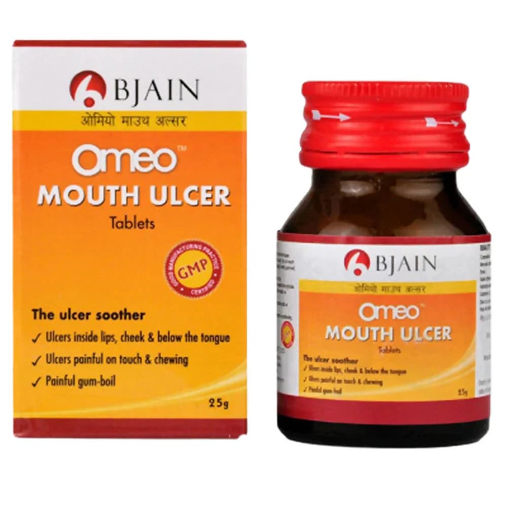 Bjain Homeopathy Omeo Mouth Ulcer Tablet 25 g Main Image
