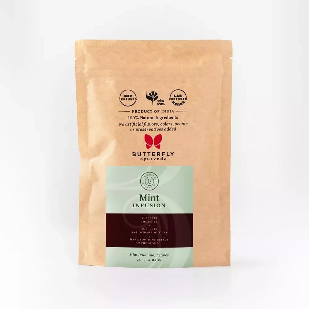 Butterfly Ayurveda Mint Infusion 20 Sachet Main Image