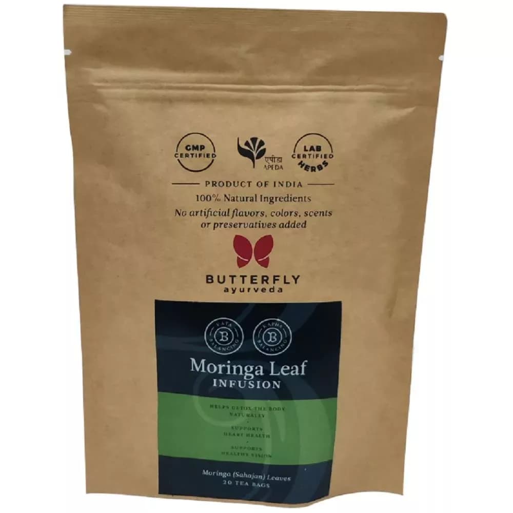 Butterfly Ayurveda Moringa Leaf Infusion 20 Sachet Main Image