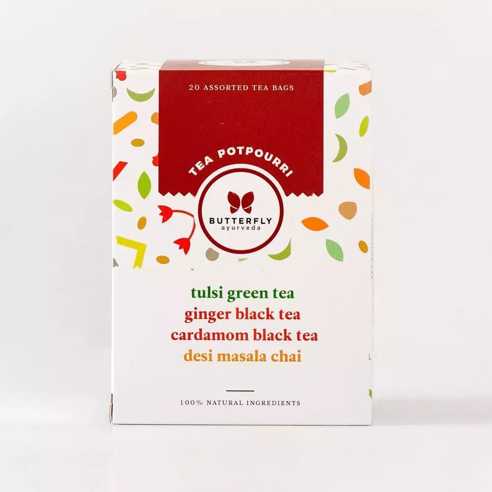 Butterfly Ayurveda Tea Potpourri 20 Sachets Main Image