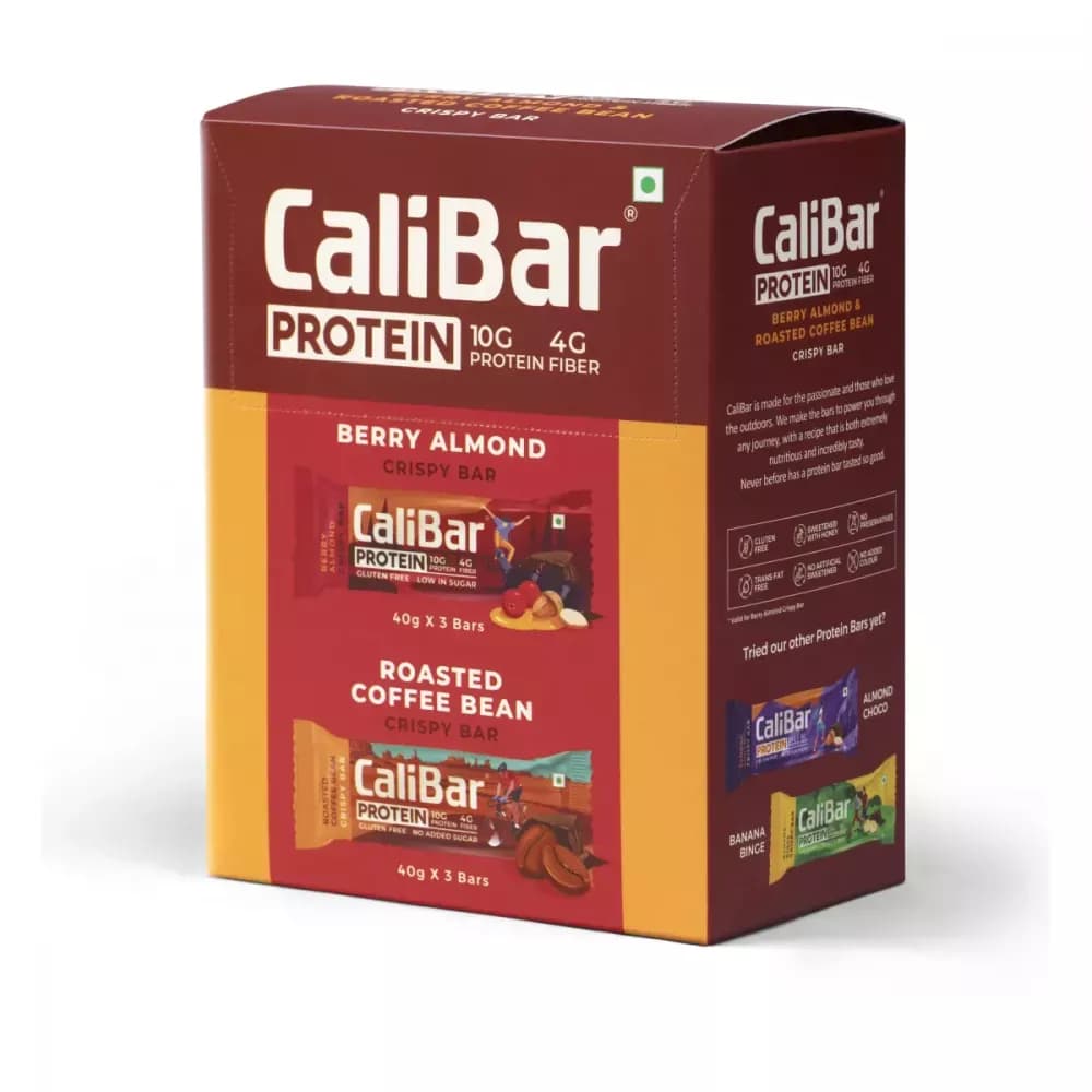 CaliBar Crispy Bar 240 g Berry Almond Roasted Coffee Bean Main Image