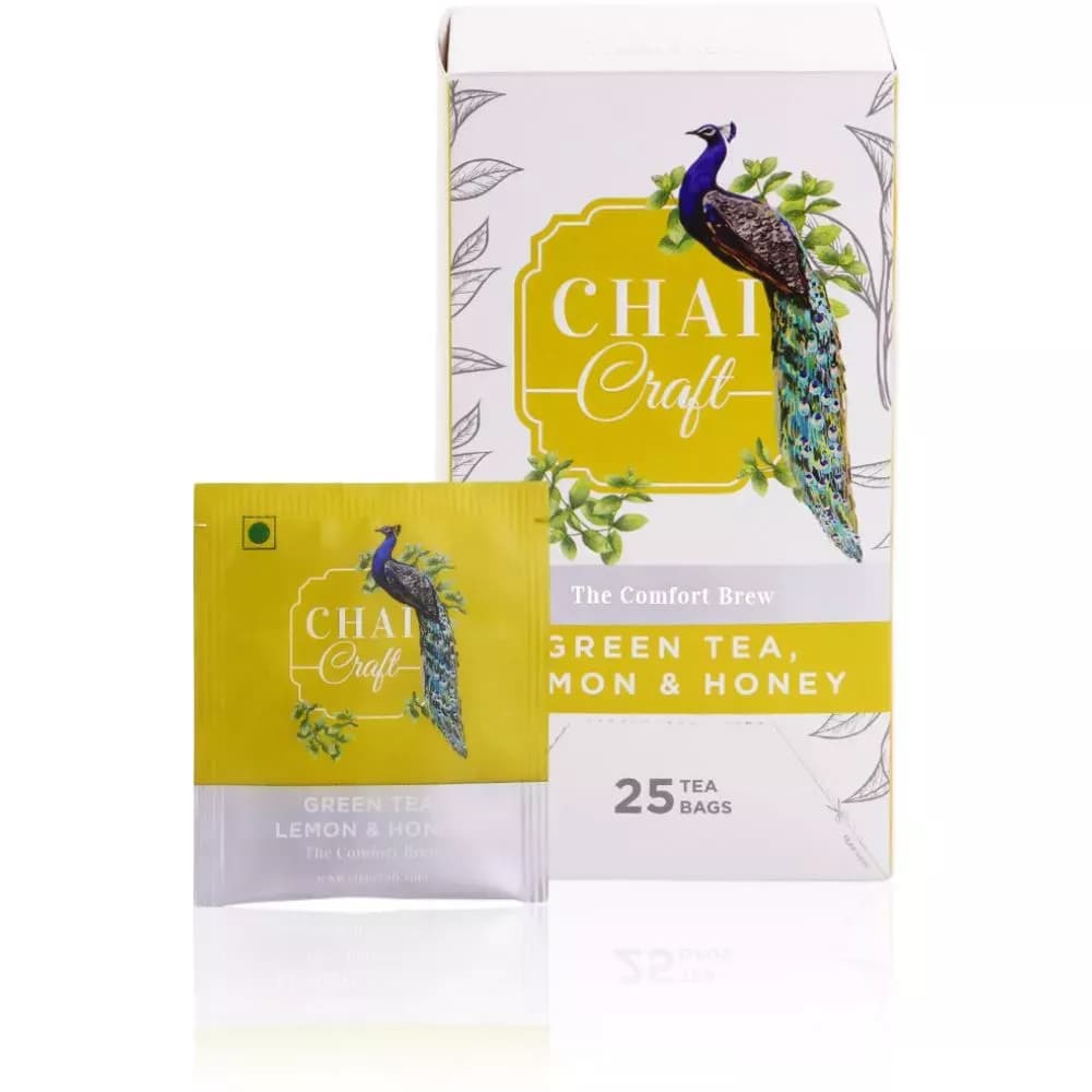 Chai Craft Green Tea, Lemon & Honey 38 g Main Image