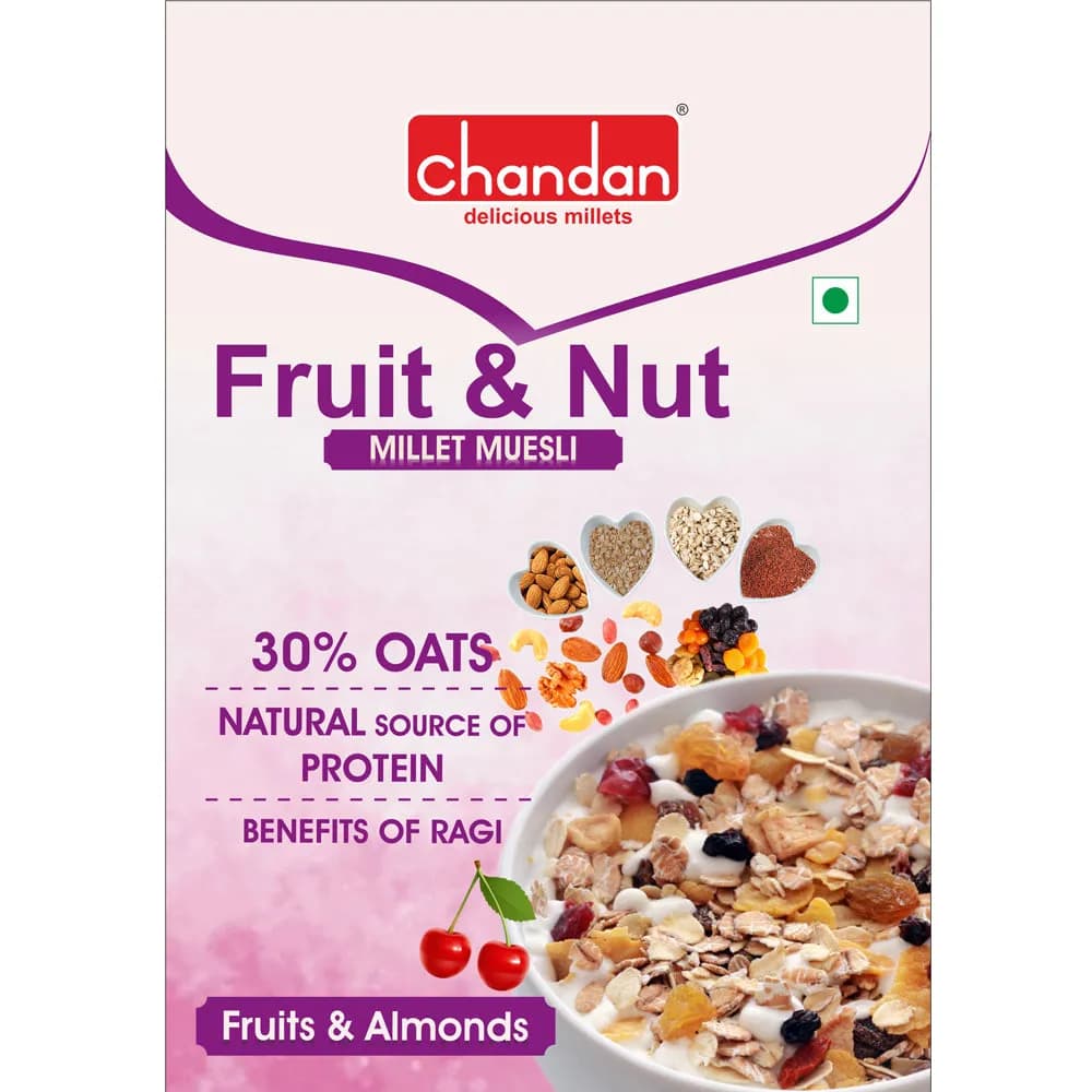 Chandan Mukhwas Delicious Milltes Fruit & Nut Millet Muesli — 400 g