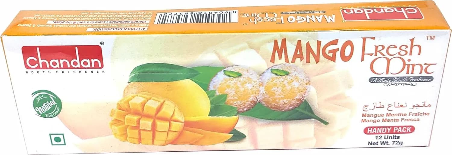 Chandan Mukhwas Mango Fresh Mint — 12 Units