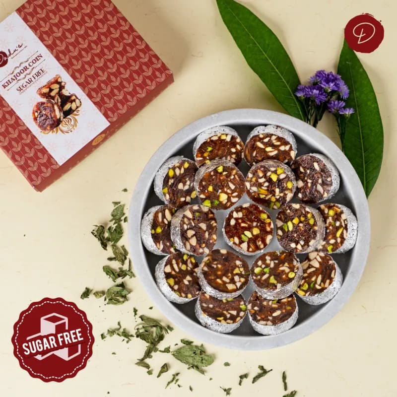 Dadus Mithai Vatika Dadus Sugarfree Khajoor Coin — 250 g