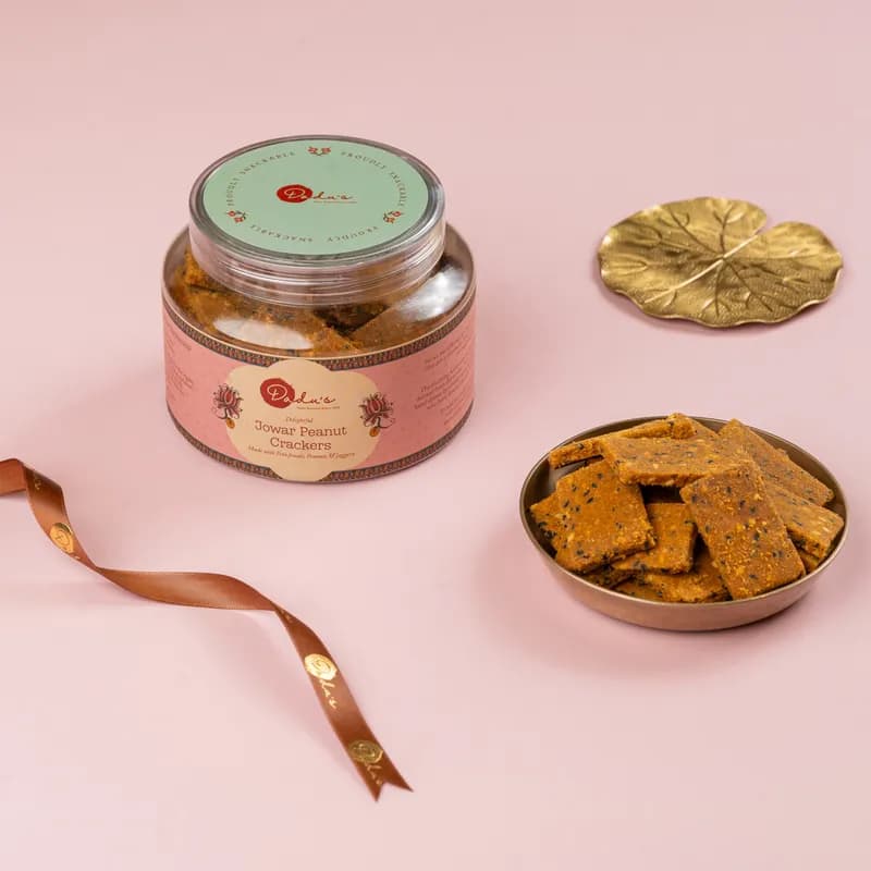 Dadus Mithai Vatika Jawar Peanut Crackers — 200 g