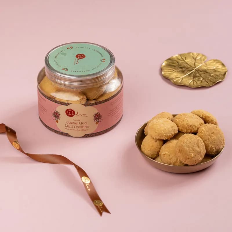 Dadus Mithai Vatika Jowar Gud Mini Cookies — 200 g