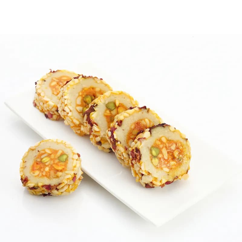 Dadus Mithai Vatika Kaju Rose Roll — 250 g