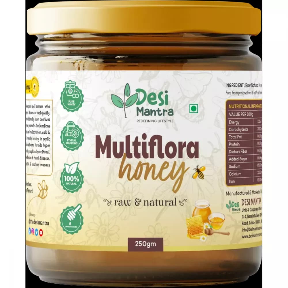 Desi Mantra Multiflora Honey 250 g Main Image