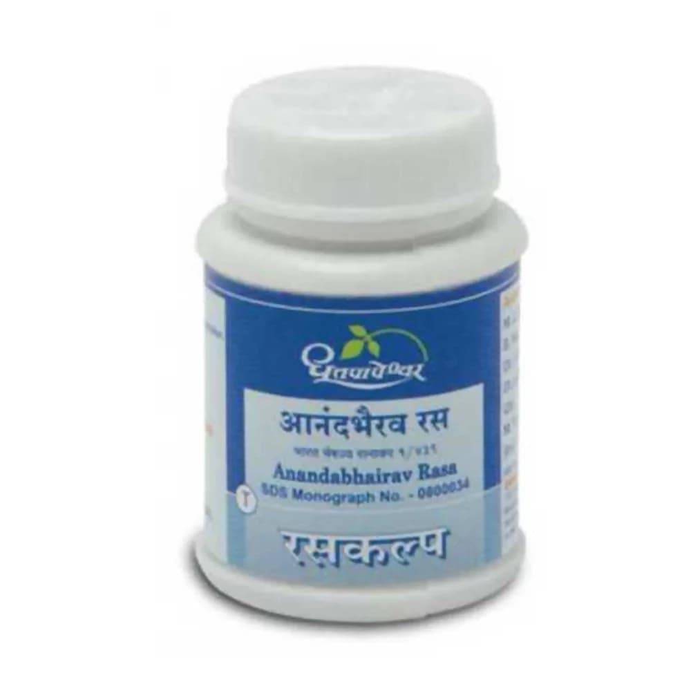 Dhootapapeshwar Anandabhairav Rasa Tablet 25 g Main Image