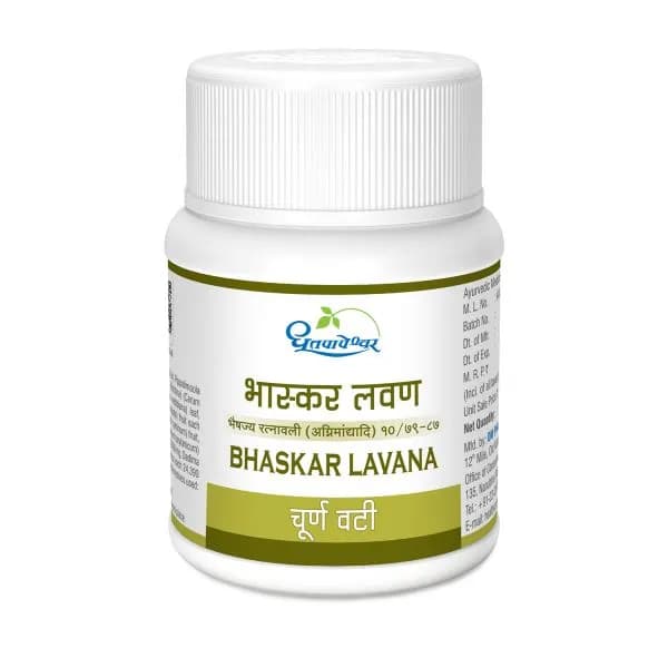 Dhootapapeshwar bhaskar lavana tablet 60 tablets shopindianproductsa