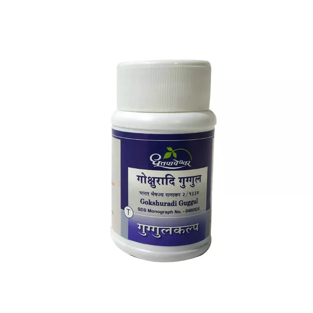Dhootapapeshwar Gokshuradi Guggul 60 Tablets Main Image