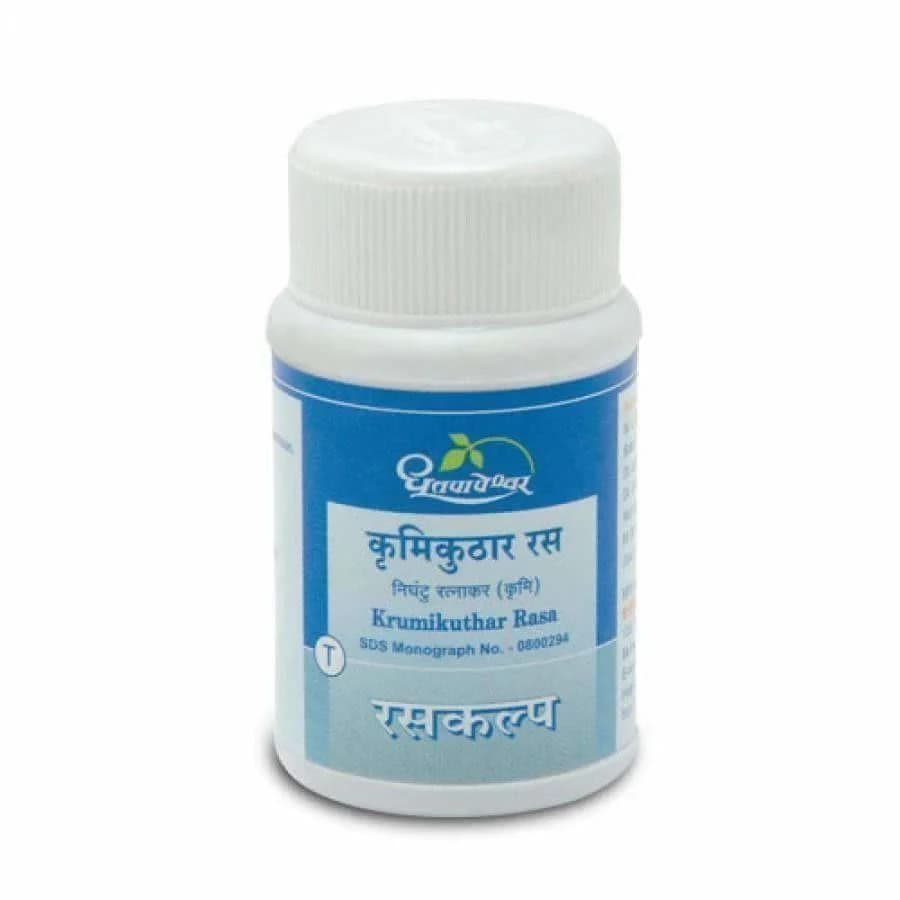 Dhootapapeshwar Krumikuthar Ras 60 Tablets Main Image