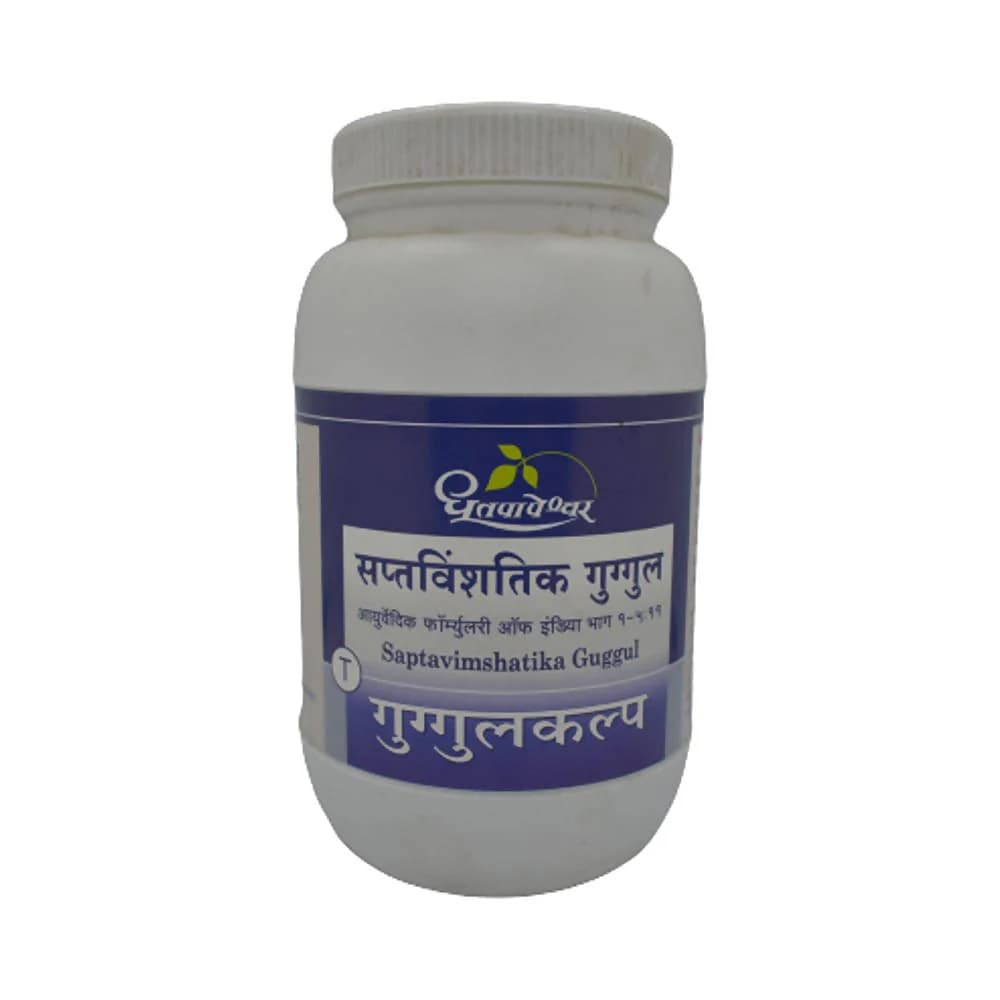 Dhootapapeshwar Saptavimshatika Guggul Tablets Main Image