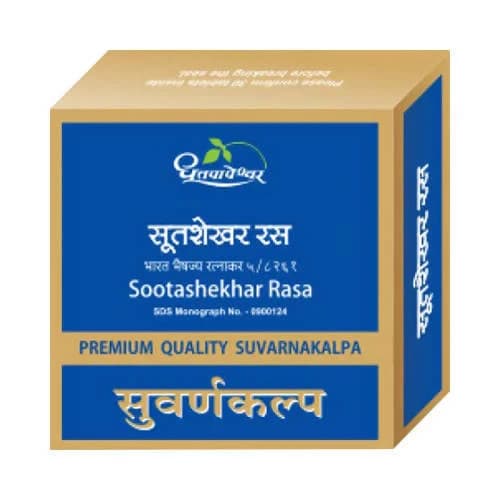 Dhootapapeshwar Sootashekhar Rasa Premium Quality Suvarnakalpa Tablets Main Image