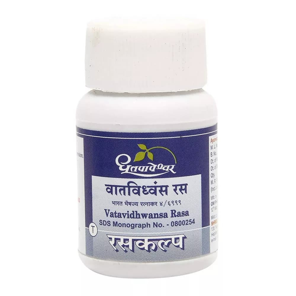 Dhootapapeshwar Vatavidhwansa Rasa 25 Tablets Main Image