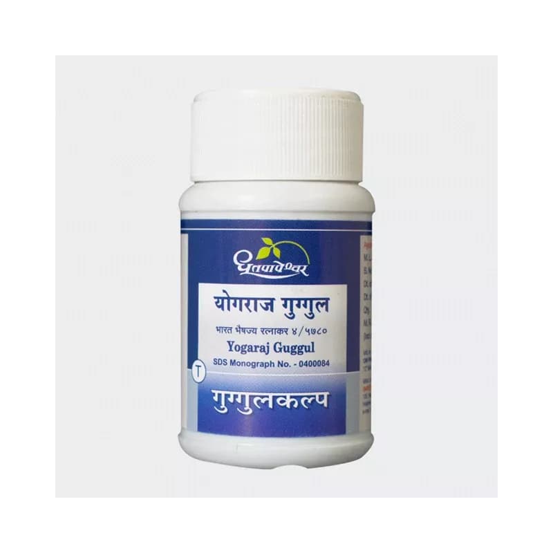 Dhootapapeshwar Yogaraj Guggul 60 Tablets Main Image