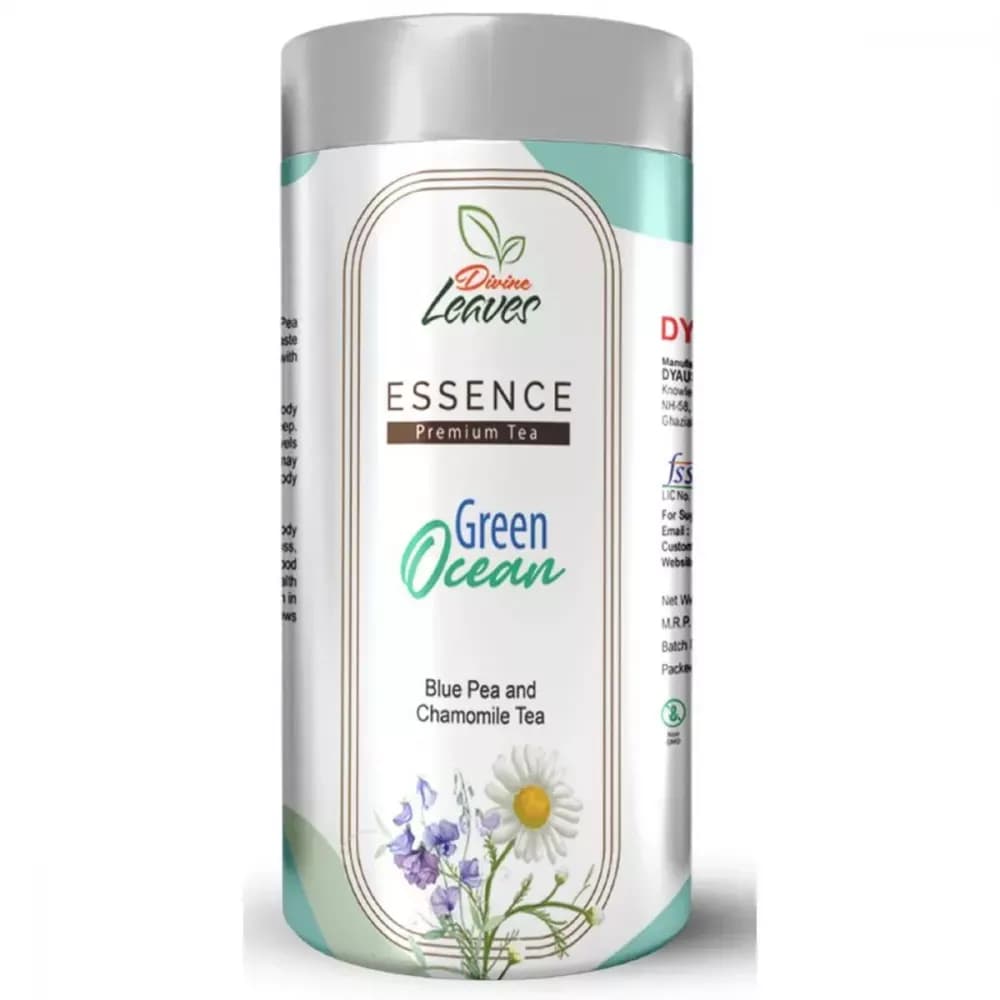 Divine Leaves Essence Premium Tea Green Ocean Blue Pea Chamomile 30 g Powder Main Image