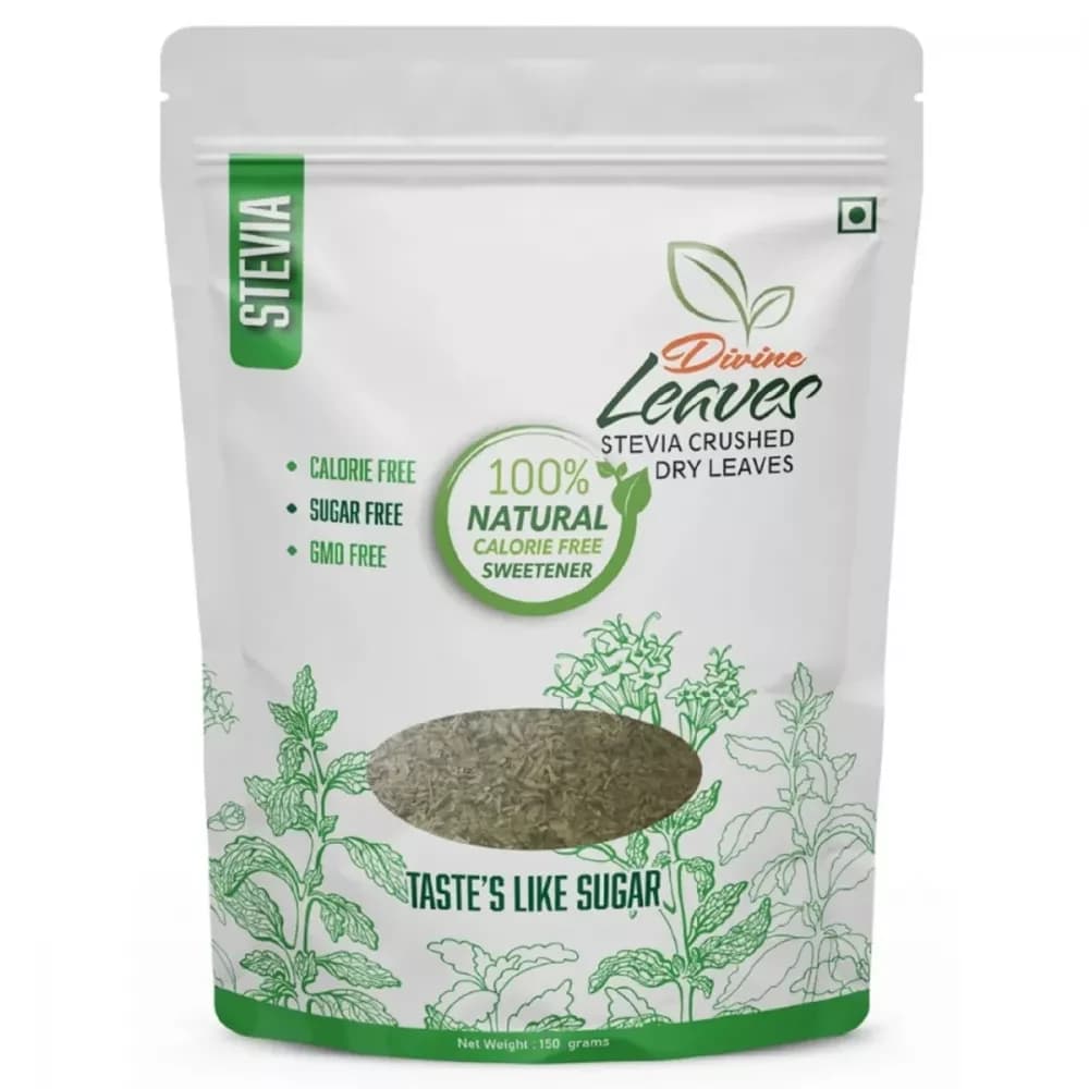 Divine Leaves Stevia Crushed Dry Leaves 150 g main image