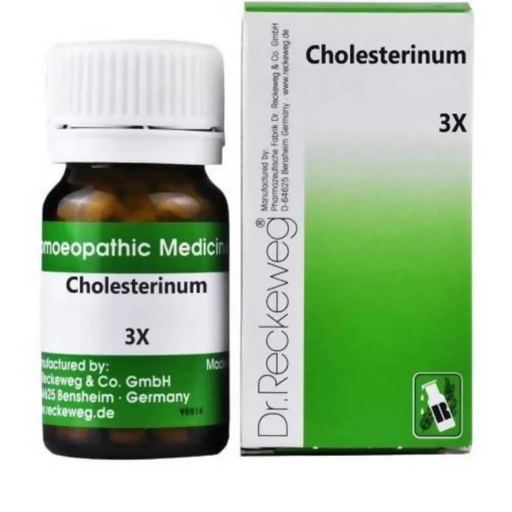 Dr. Reckeweg Cholesterinum Trituration Tablet 3X 20 g Main Image