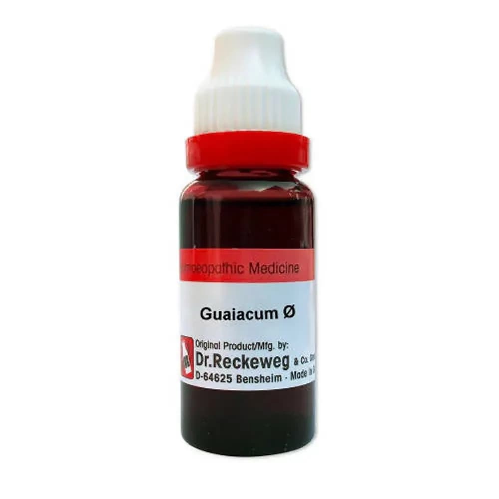 Dr. Reckeweg Guaiacum Mother Tincture Q 20 ml Main Image