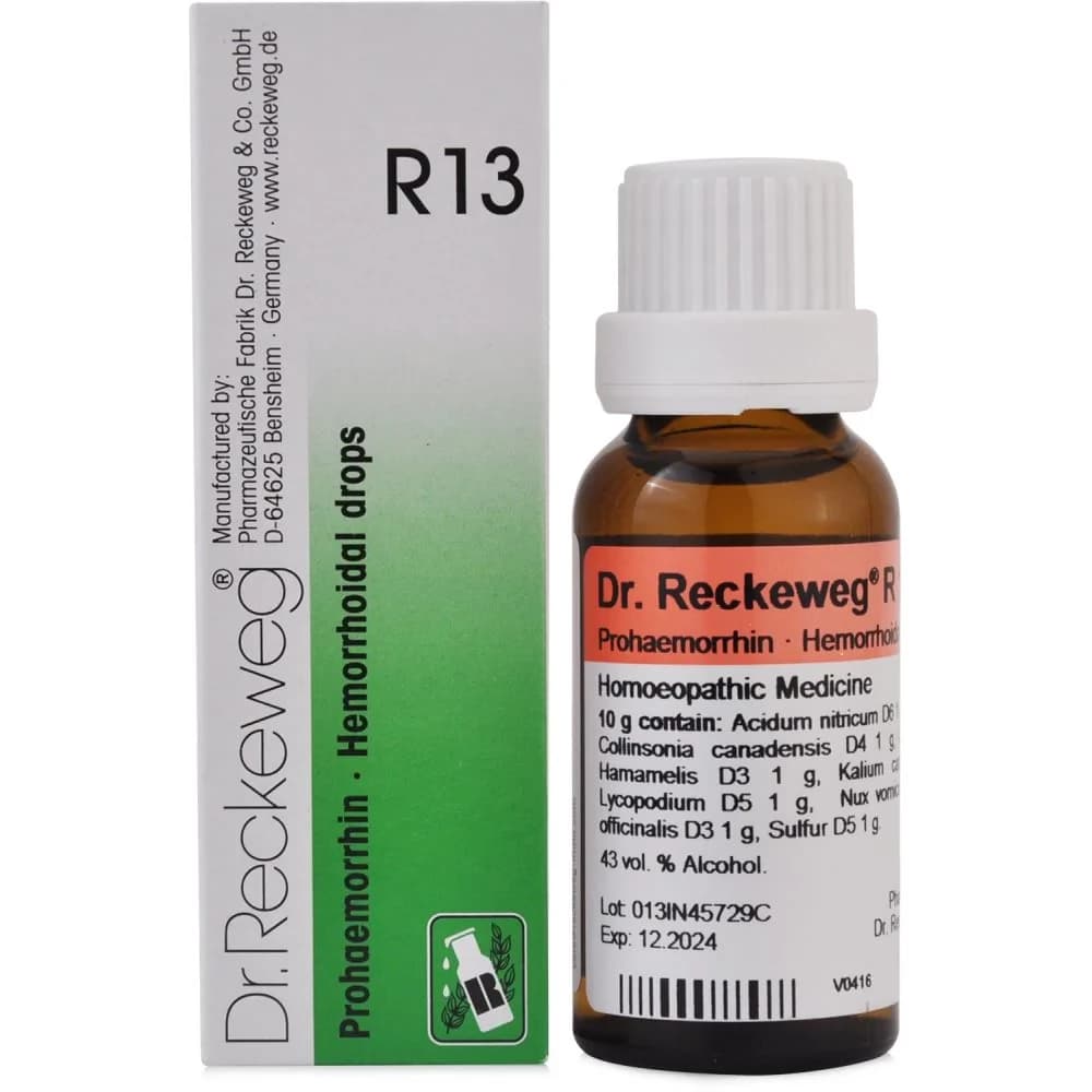 Dr. Reckeweg R13 Hemorrhoidal Drop 22 ml Main Image