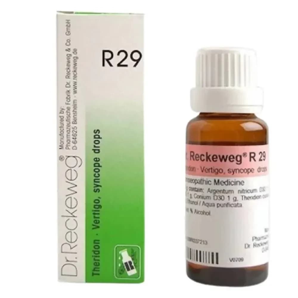 Dr. Reckeweg R29 Vertigo And Syncope Drop 22 ml Main Image
