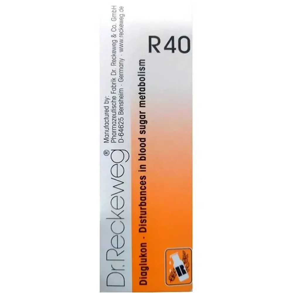 Dr. Reckeweg R40 Diabetes Drop 22 ml Main Image