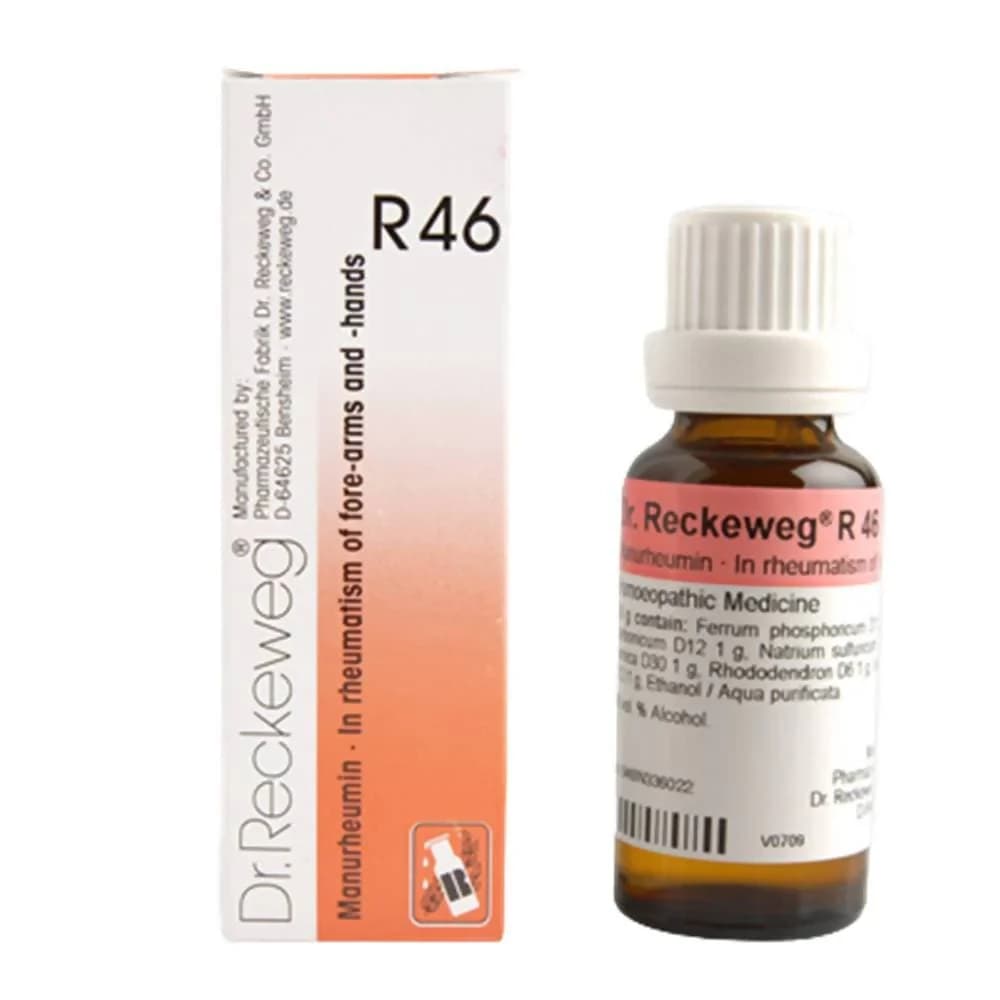 Dr. Reckeweg R46 Rheumatism Of Forearms And Hands Drop 22 ml Main Image