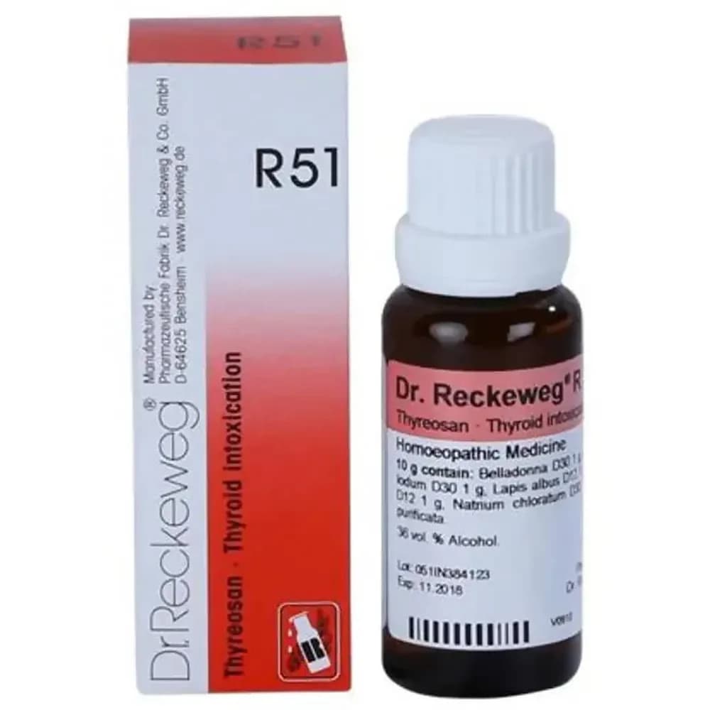 Dr. Reckeweg R51 Thyroid Intoxication Drop 22 ml Main Image