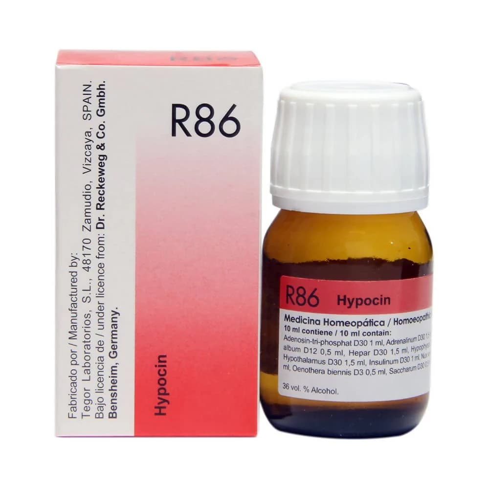 Dr. Reckeweg R86 (Hypocin) Low Blood Sugar Drop 30 ml Main Image
