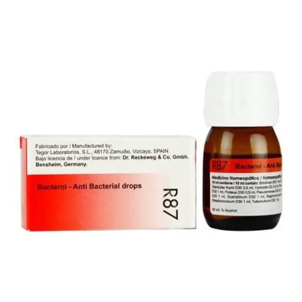 Dr. Reckeweg R87 Bacterol Anti Bacterial Drop 30 ml Main Image