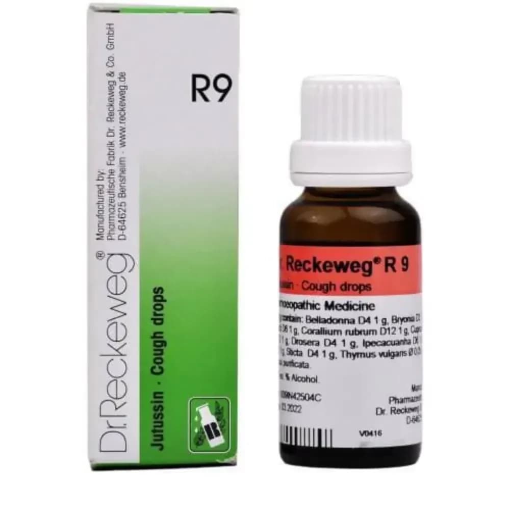 Dr. Reckeweg R9 Jutussin- Cough Drop 22 ml Main Image