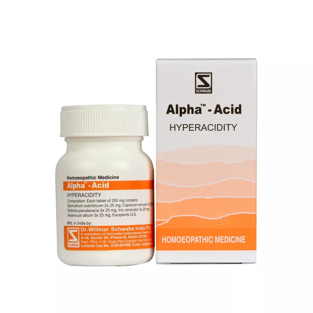 Dr Willmar Schwabe Alpha-Acid Tablet 20 g Main Image