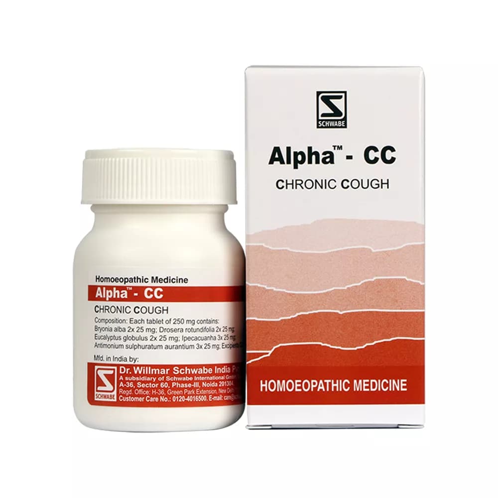 Dr Willmar Schwabe Alpha-CC Tablet 20 g Main Image