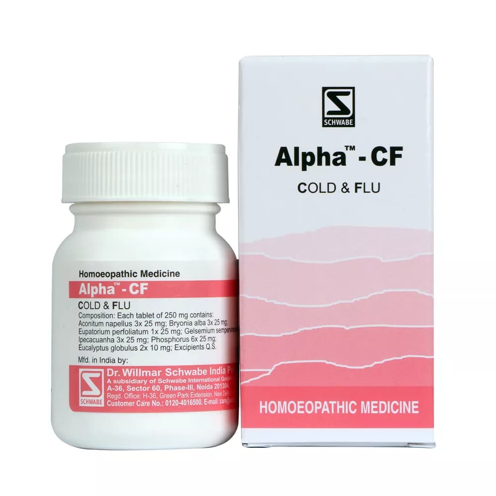 Dr Willmar Schwabe Alpha-CF Tablet 20 g Main Image