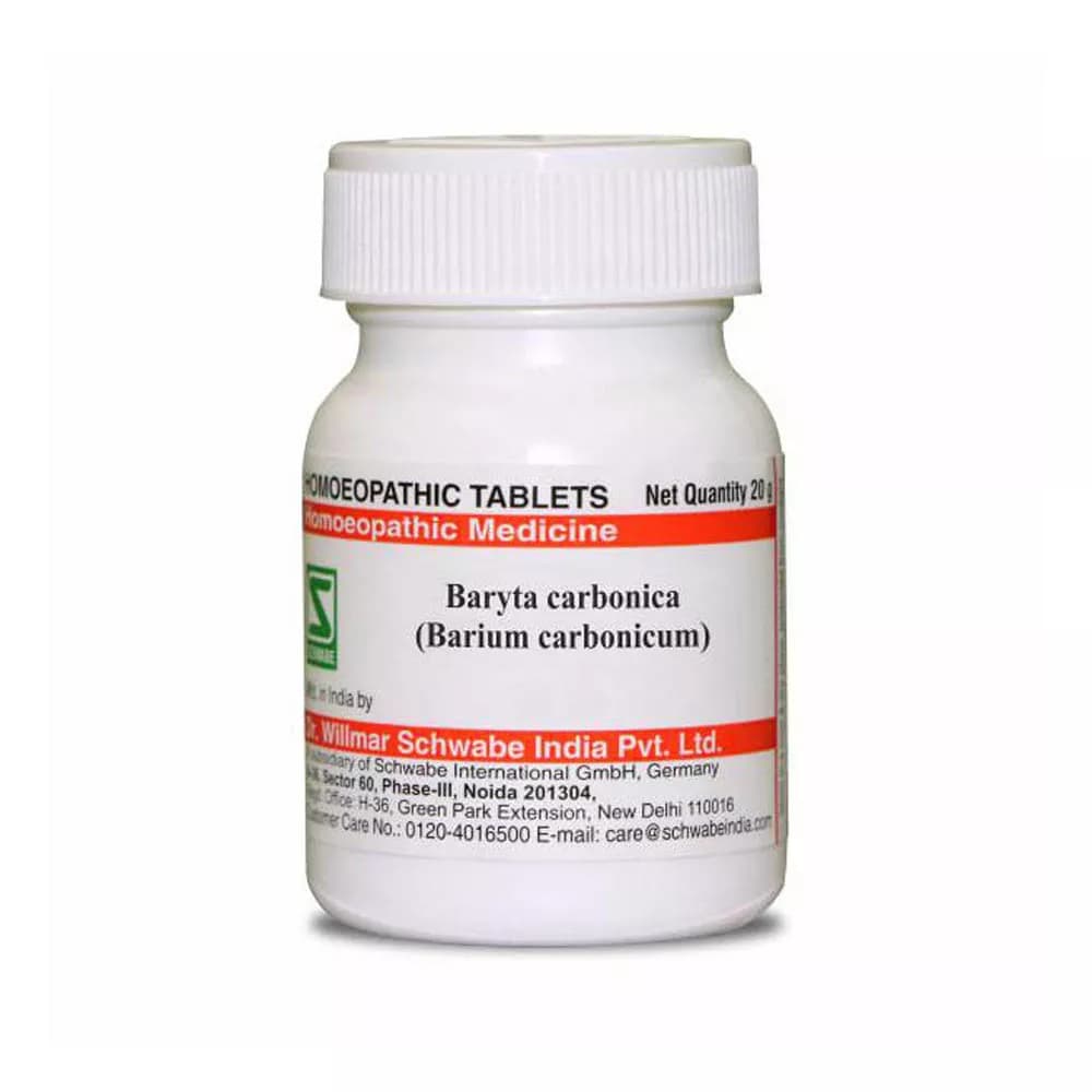 Dr. Willmar Schwabe Baryta Carbonica (Barium Carbonicum) Tablet 20 g 6X Main Image