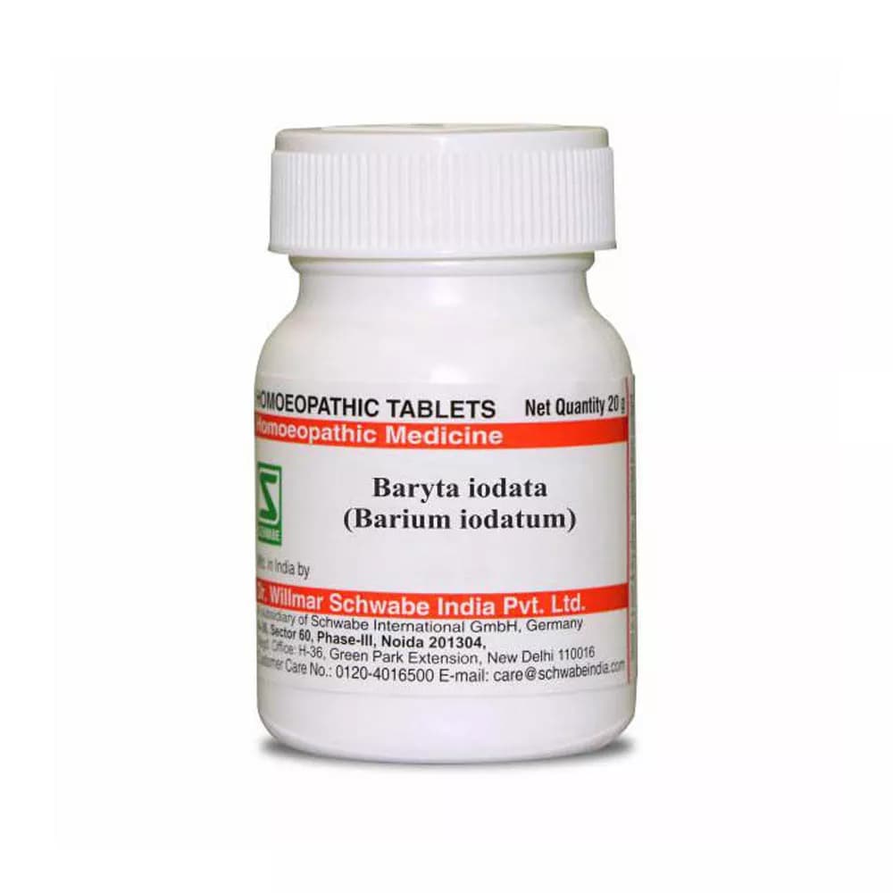 Dr. Willmar Schwabe Baryta Iodata (Barium Iodatum) Tablet 20 g 6X Main Image