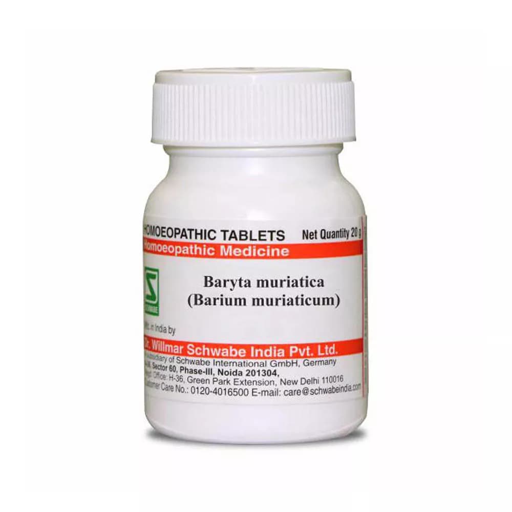 Dr. Willmar Schwabe Baryta Muriatica (Barium Muriaticum) Tablet 20 g 6X Main Image